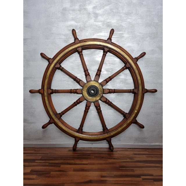 Shipping Steering Wheel with 10 Spokes For Sale - Image 10 of 11