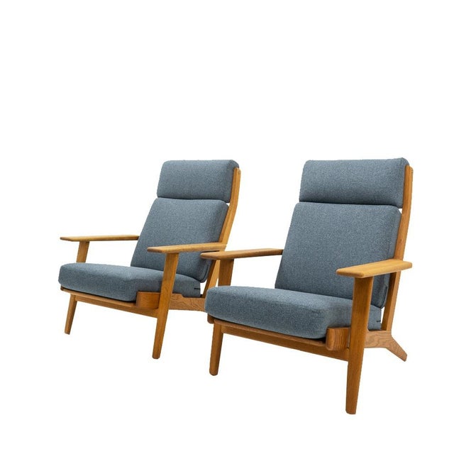 Pair of GE2 90 Armchairs by Wegner for Getama For Sale - Image 15 of 15