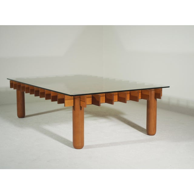 Kyoto Coffee Table attributed to Gianfranco Frattini for Ghianda, Italy, 1970s For Sale - Image 17 of 18