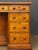 Wood Large English Pedestal Desk With Kneehole Cabinet of Mahogany For Sale - Image 7 of 11