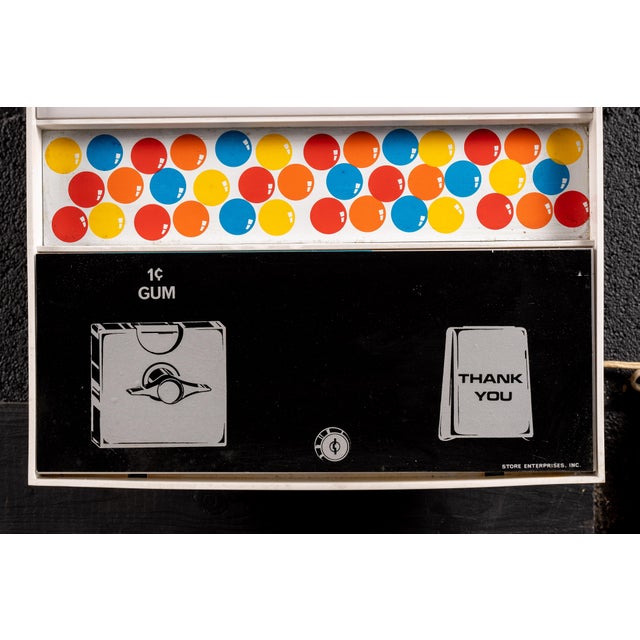 1950s Vintage Gumball Machine Advertising Clock For Sale - Image 5 of 6