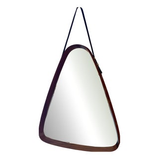Vintage Geometric Triangle Mirror, 1960s For Sale