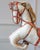 French Decorative Horse in Moleskin with Saddle and Harness, 20th Century For Sale In Atlanta - Image 6 of 16