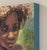 Figurative Skeptic by Lisa Fricker | Oil on Cradled Wood Panel Portrait of a young girl with curly hair For Sale - Image 3 of 4