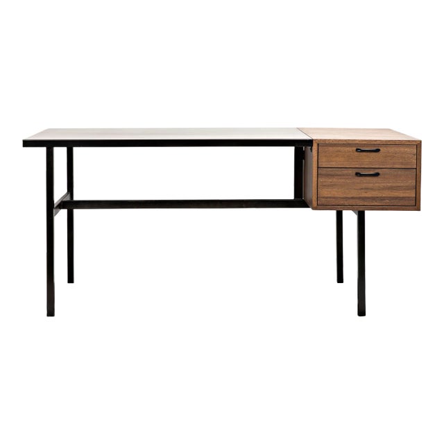 NOIR Algeron Desk with Black Metal For Sale