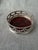 Vintage Silver Plate Faux Tortoise Wine Coaster For Sale - Image 9 of 11