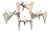 Space Age Modular Candlesticks from Hammonia Motard, Germany, 1970s, Set of 4 For Sale