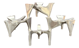 Space Age Modular Candlesticks from Hammonia Motard, Germany, 1970s, Set of 4