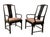 1970s Chinoiserie Dining Arm Chairs by Raymond Sobota for Century Furniture — a Pair For Sale In Chicago - Image 6 of 6