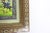 Vintage Miniature Hunting Painting in Persian Khatam Picture Frame With Bone, Wood and Brass Inlay, Table Top Easel Inlaid For Sale - Image 12 of 12