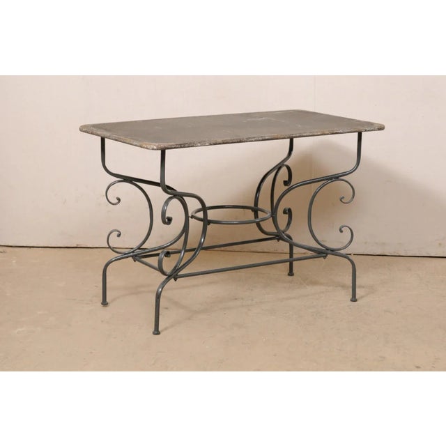 Mid-20th Century Metal Occasional Tables, France - A Pair For Sale - Image 10 of 11