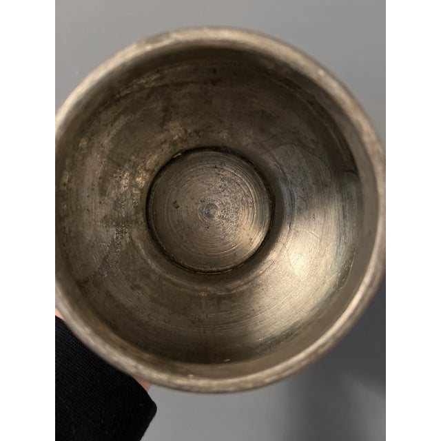 Antique Late 18th Century Islamic Copper Tinned Lidded Dish For Sale - Image 10 of 12