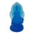 5.25" Crystal Blue Bodhisattva Samantabhadra on Elephant Figure For Sale
