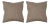 Teddy Pewter 22x22 Pillow, A Pair For Sale
