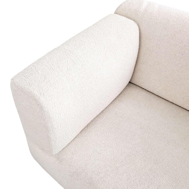 Beige Bouclé MET 250 2-Seater Sofa by Piero Lissoni for Cassina For Sale - Image 8 of 11