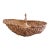 Antique American Splint Oak Basket With Handled Form, Early 20th Century For Sale
