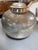2010s Pottery Barn Etched Nickel Table Lamp For Sale - Image 5 of 12