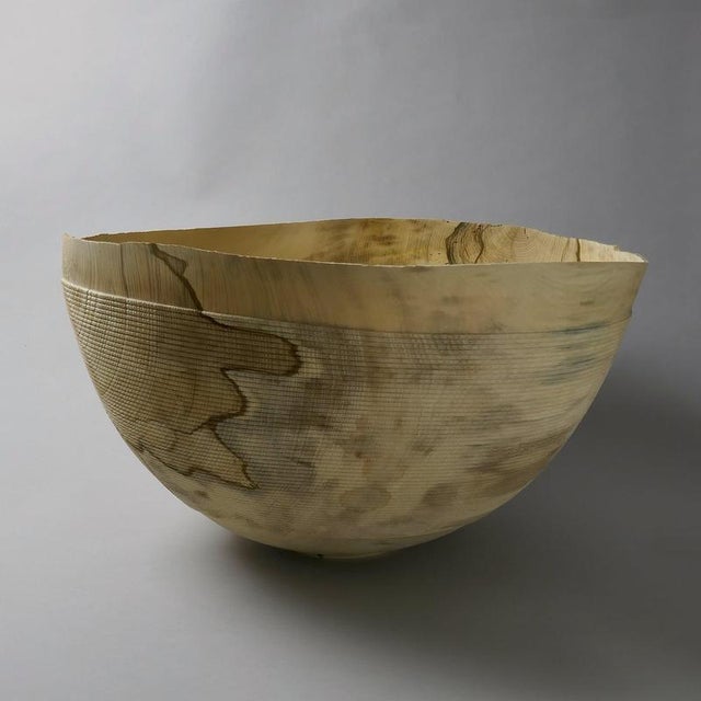 Rope Bowl in Hackberry Wood by Yann Marot For Sale - Image 11 of 12