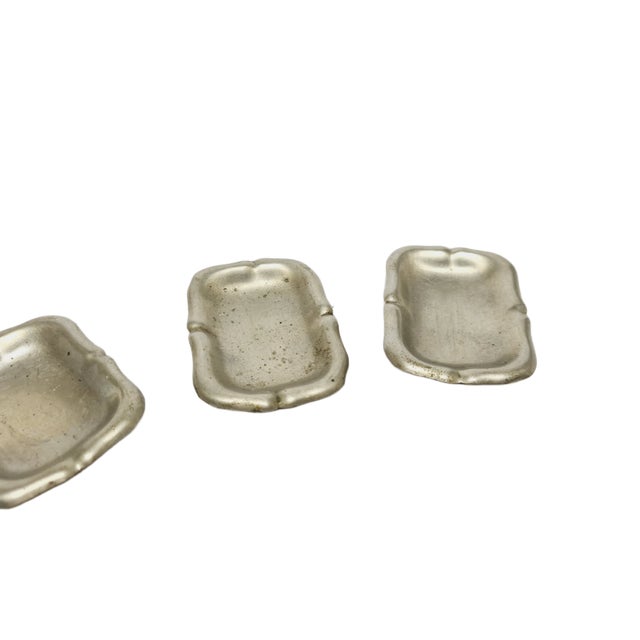 20th Century Art Nóuveau Fish Bones Pads, Poland, 1890s, Set of 3 For Sale - Image 3 of 5