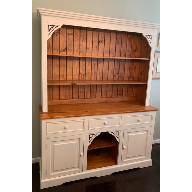 Solid Wood Irish Hutch | Chairish