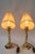 Small Art Deco Table Lamps with Fabric Shades, Vienna, Austria, 1920s, Set of 2 For Sale - Image 13 of 17