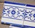 Art Deco 1920s Antique Art Deco Portuguese Blue & White Border Tiles Set of 7 For Sale - Image 3 of 11