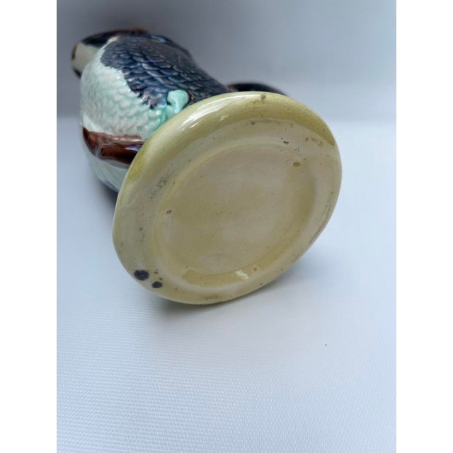 Antique Majolica Fish Gurgle Jug Pitcher For Sale - Image 9 of 9