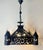 Antique Gothic Revival Wrought Iron Castle Chandelier with Turrets, 1910 For Sale - Image 11 of 18