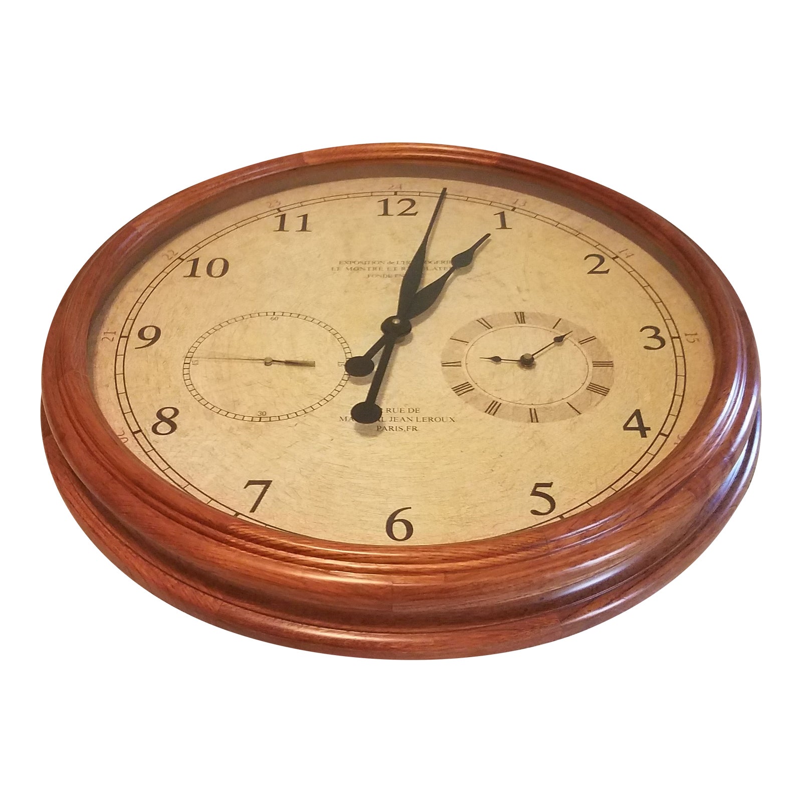 Vintage Exposition De l'Horlogerie Le Montre Et Regulater Fonde en 1802