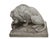Late-19th Century French School Marble Lions, Set of 2 For Sale - Image 4 of 6