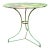 Late 19th Century Wabi Sabi Naturally Distressed French Iron Outdoor Cafe or Bistro Table in Original Green Paint For Sale