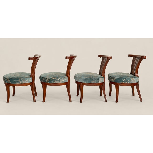 William Haines Mid-Century Modern MCM Chairs Attributed to William Billy Haines - Set of Four For Sale - Image 4 of 8