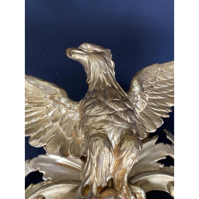 19th Century American Federal Large Full Eagle Bullseye Mirror For Sale - Image 9 of 10
