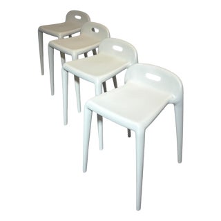 Yuyu Off White Bar Stool by Stefano Giovannoni for Magis For Sale