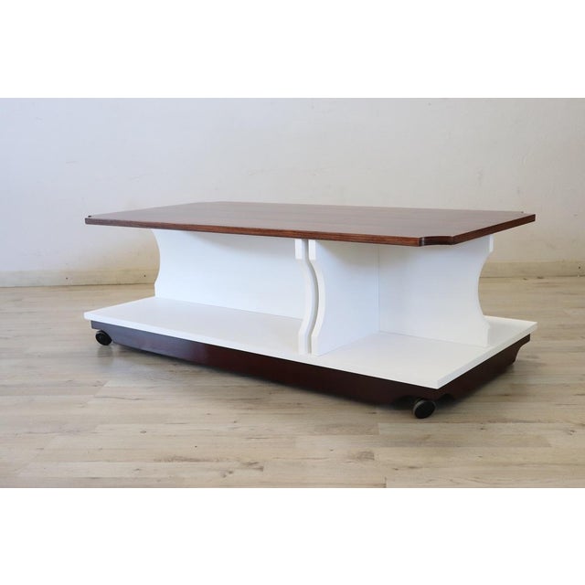 Two Colors Coffee Table, 1970s For Sale - Image 4 of 11