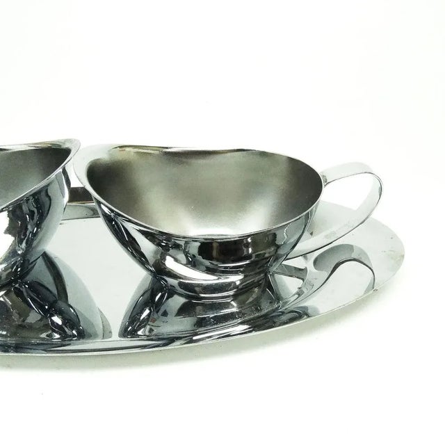 Pop-Art Sugar Bowl and Milk Jug, Sweden, 1960s, Set of 3 For Sale - Image 4 of 7