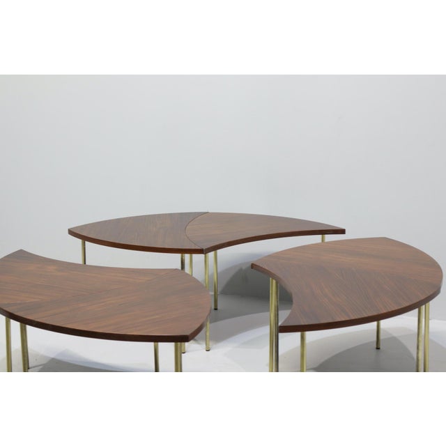 Vintage Coffee Tables by Peter Hvidt & Orla Mølgaard-Nielsen for France & Søn, 1955, Set of 6 For Sale - Image 11 of 13