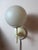 White Opal Glass Wall Lamp by Max Bill for Temde For Sale - Image 11 of 11