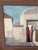 Mid-Century Modern 1980s Original Gilberto Almeida Egas Large Modernist Architectural Painting For Sale - Image 3 of 12