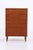 Beautiful vintage teak chest of drawers from the 1960s with a clean, compact form and a calm, even grain. Six drawers with...
