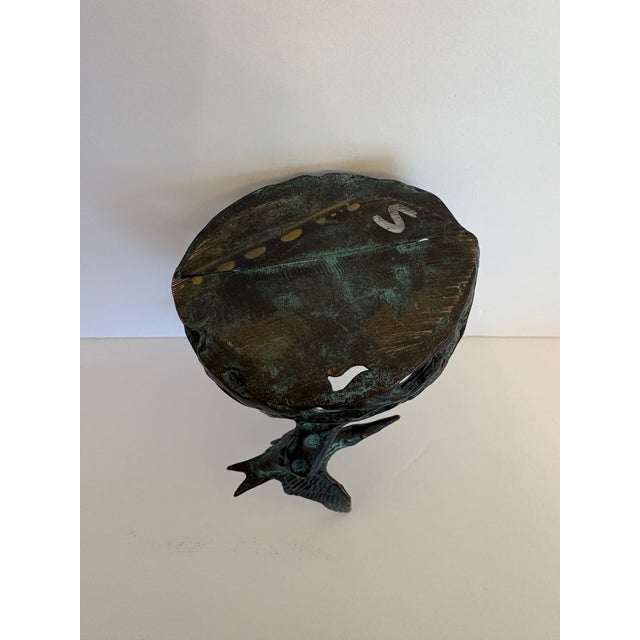 1950s Art Deco Hummingbird Candle Holder For Sale In Boise - Image 6 of 7