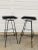 1980s Allan Gould Rope Bar STOOLS-pair For Sale - Image 5 of 7