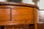 English 1860s Pine Center Table with Partitioned Drawer and Faux Bamboo Legs For Sale - Image 10 of 11