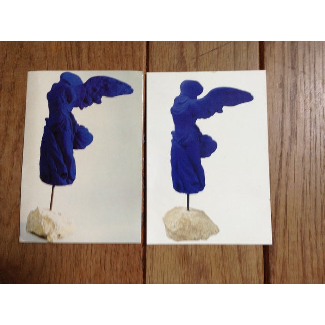 Yves Klein Cobalt Blue Winged Victory Prints A Pair Chairish