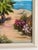 Vintage Signed M. Bryson Tropical Beach Palm Tree Landscape Painting, Framed For Sale - Image 4 of 17
