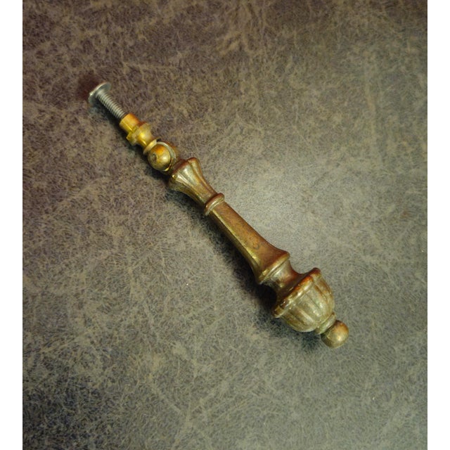 1970s Walnut Buffet Sideboard With Velvet Lined Silverware Drawer For Sale - Image 9 of 10