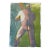 Contemporary Figurative Watercolor Painting Signed "H” Model Identified as Peter 2016. For Sale