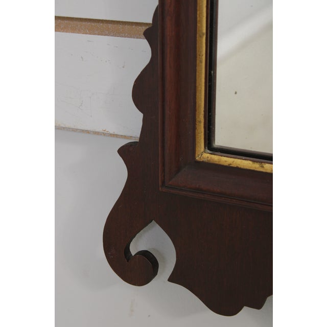 Friedman Brothers Chippendale Mahogany Mirror For Sale - Image 11 of 14