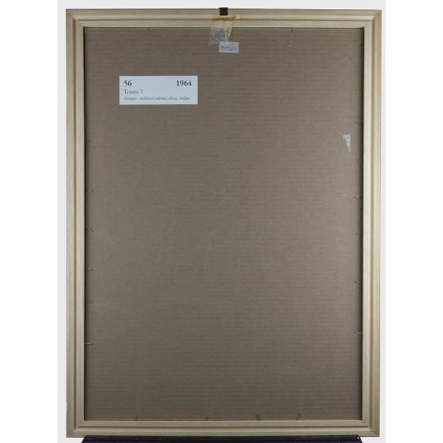 Modern Leo Guida, Matador 7, 20th Century, Ink Drawing For Sale - Image 3 of 4