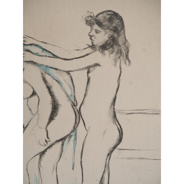 Suzanne Valadon, The Toilette: Girls Drying Themselves, Signed Lithograph For Sale - Image 5 of 8